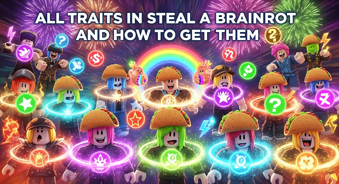 All Traits in Steal a Brainrot and How to Get Them