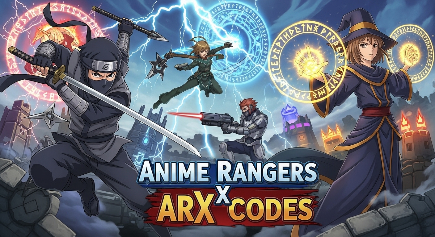 Anime Rangers X ARX Codes