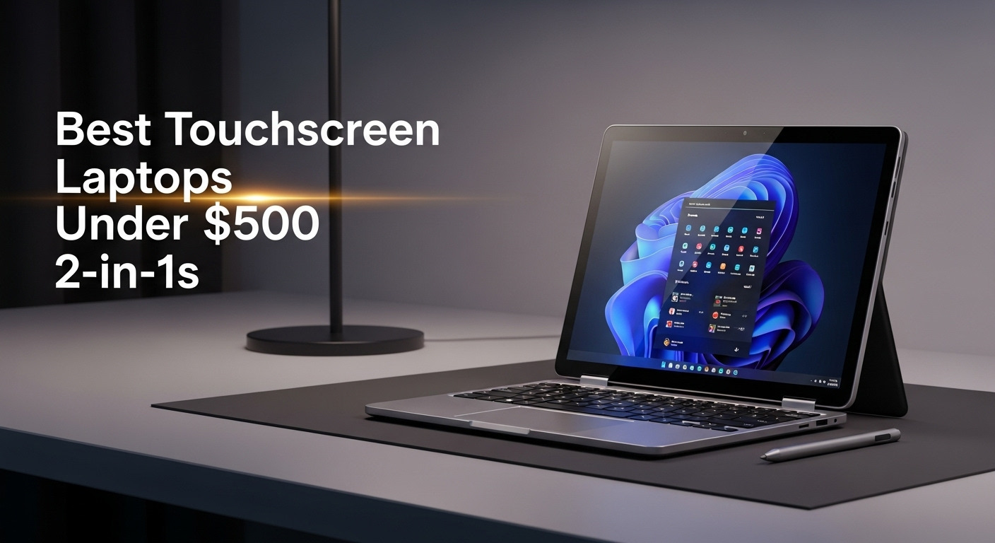 Best Touchscreen Laptops Under $500 2-in-1s
