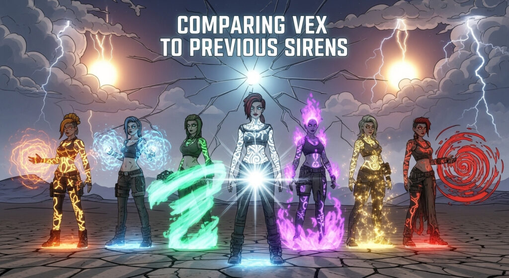 Comparing Vex to Previous Sirens