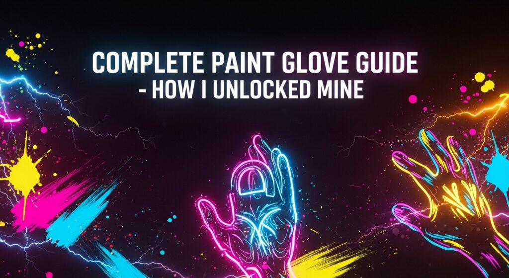 Complete Paint Glove Guide - How I Unlocked Mine