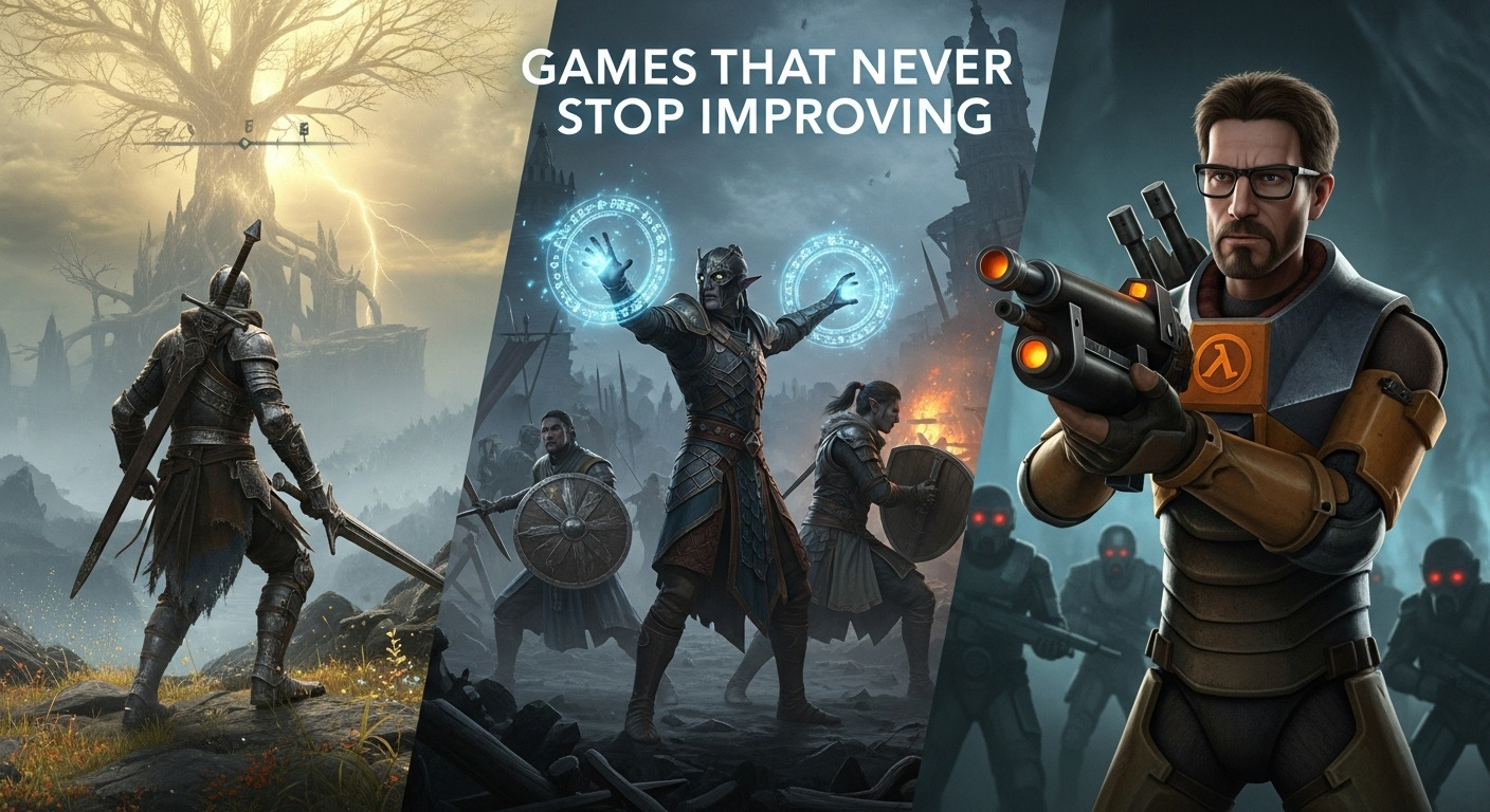 Games That Never Stop Improving