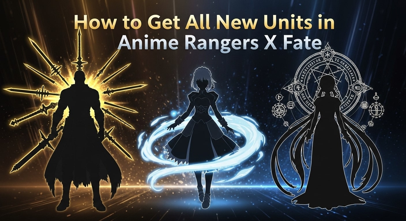 How to Get All New Units in Anime Rangers X Fate