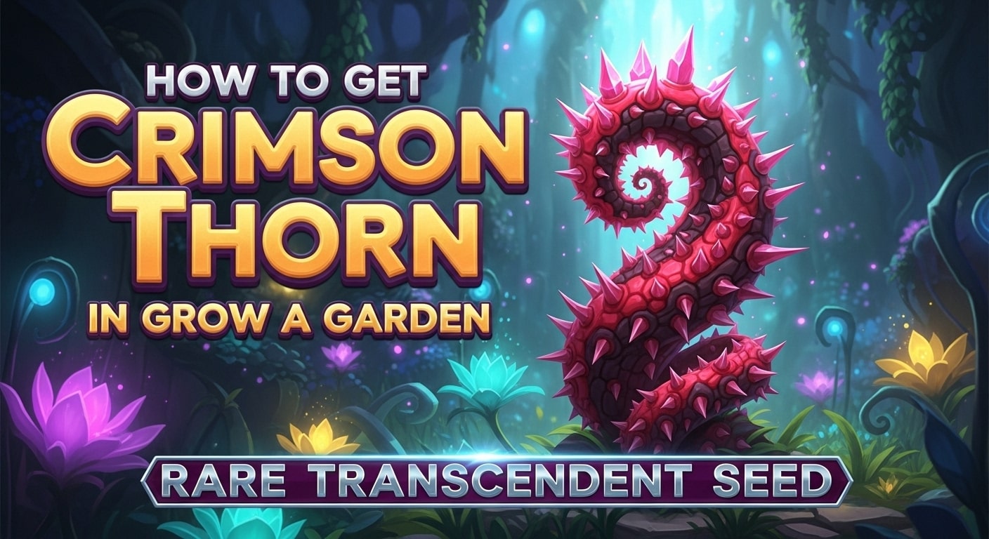 How to Get Crimson Thorn in Grow a Garden