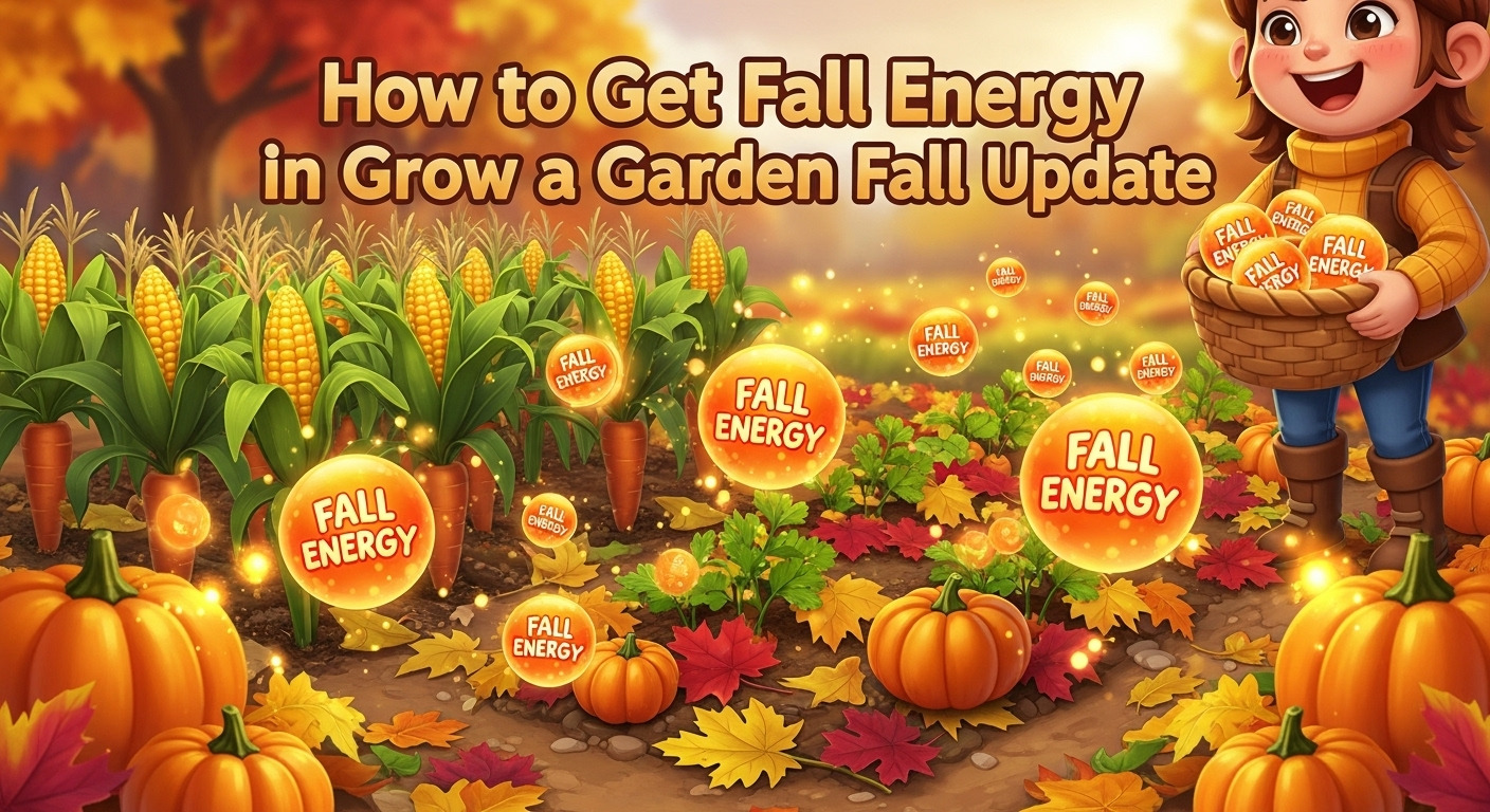 How to Get Fall Energy in Grow a Garden Fall Update