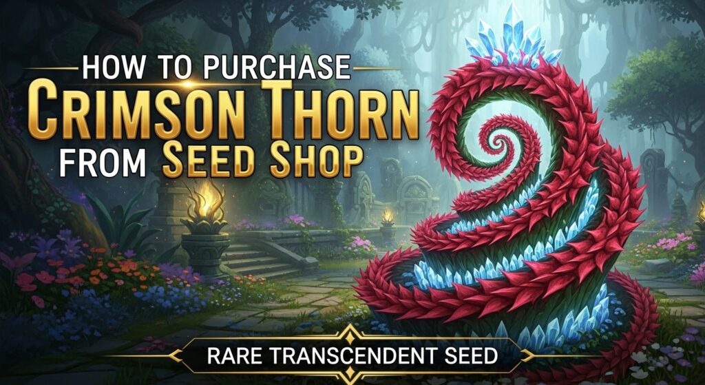How to Purchase Crimson Thorn from Seed Shop