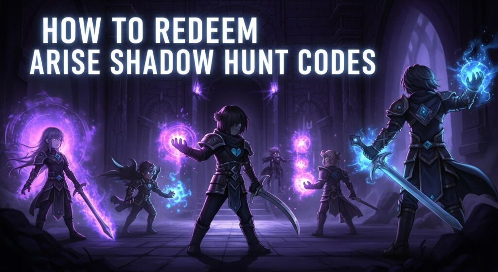 How to Redeem Arise Shadow Hunt Codes