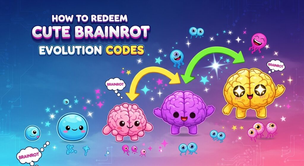 How to Redeem Cute Brainrot Evolution Codes