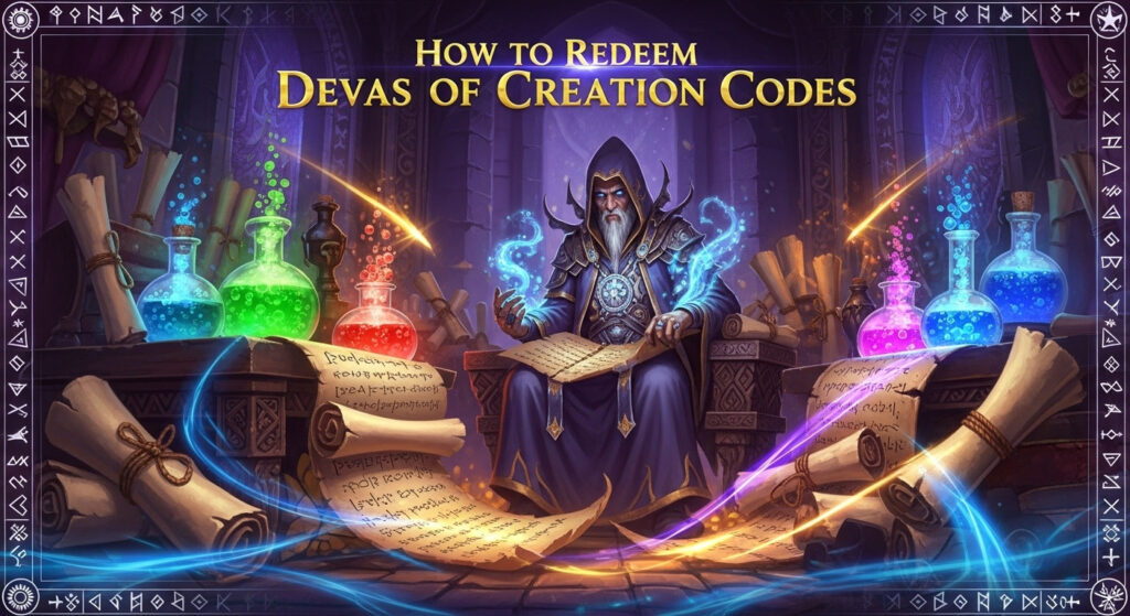 How to Redeem Devas of Creation Codes