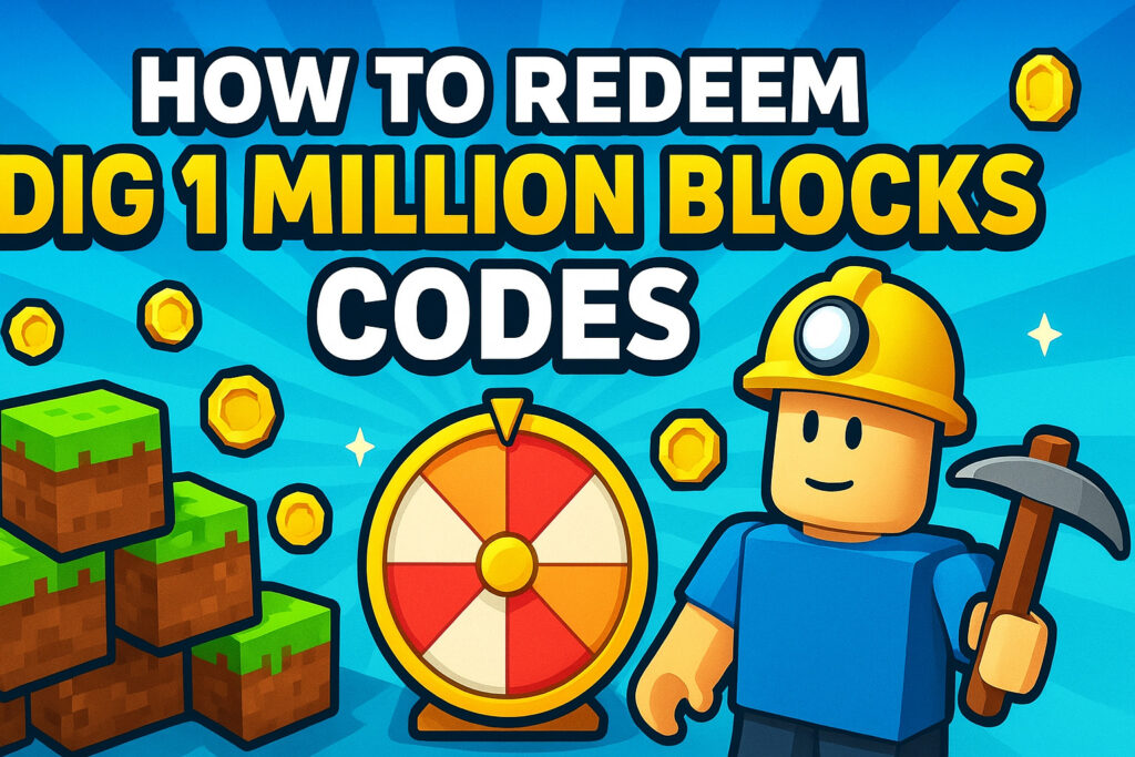 How to Redeem Dig 1 Million Blocks Codes