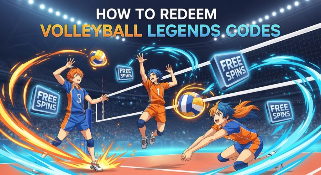 How to Redeem Volleyball Legends Codes