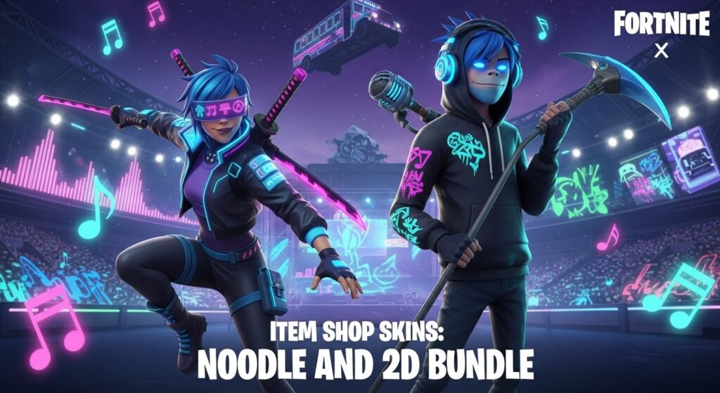 Item Shop Skins: Noodle and 2D Bundle