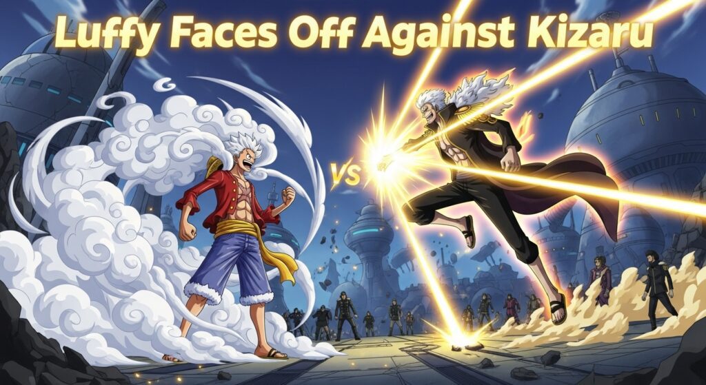 Luffy Faces Off Against Kizaru