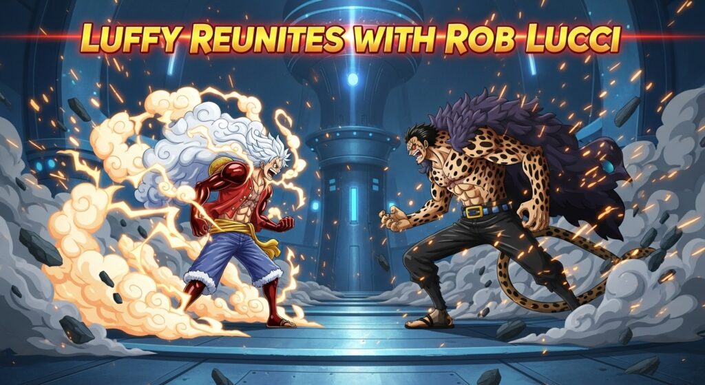 Luffy Reunites with Rob Lucci