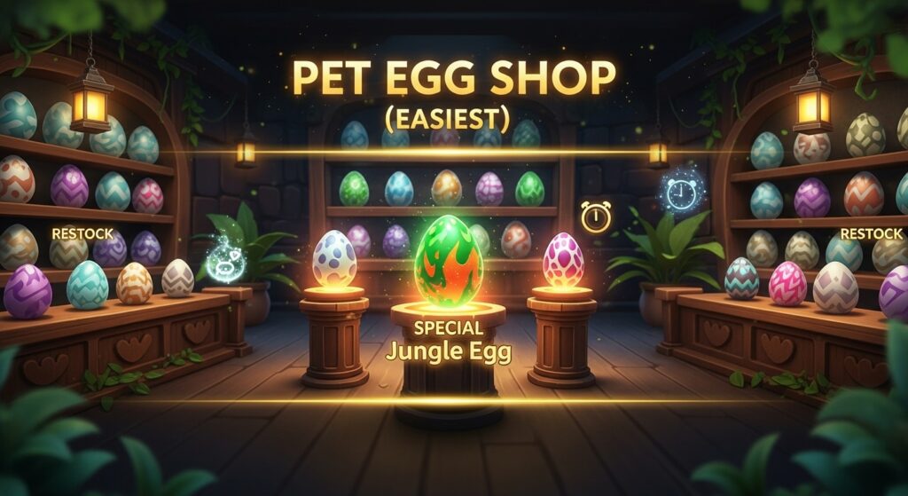 Pet Egg Shop (Easiest)