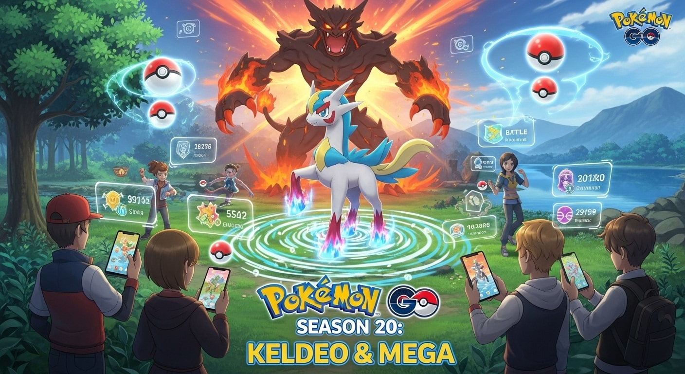 Pokemon GO Season 20: Keldeo & Mega