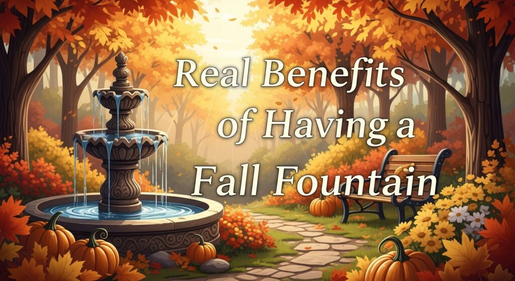 Real Benefits of Having a Fall Fountain
