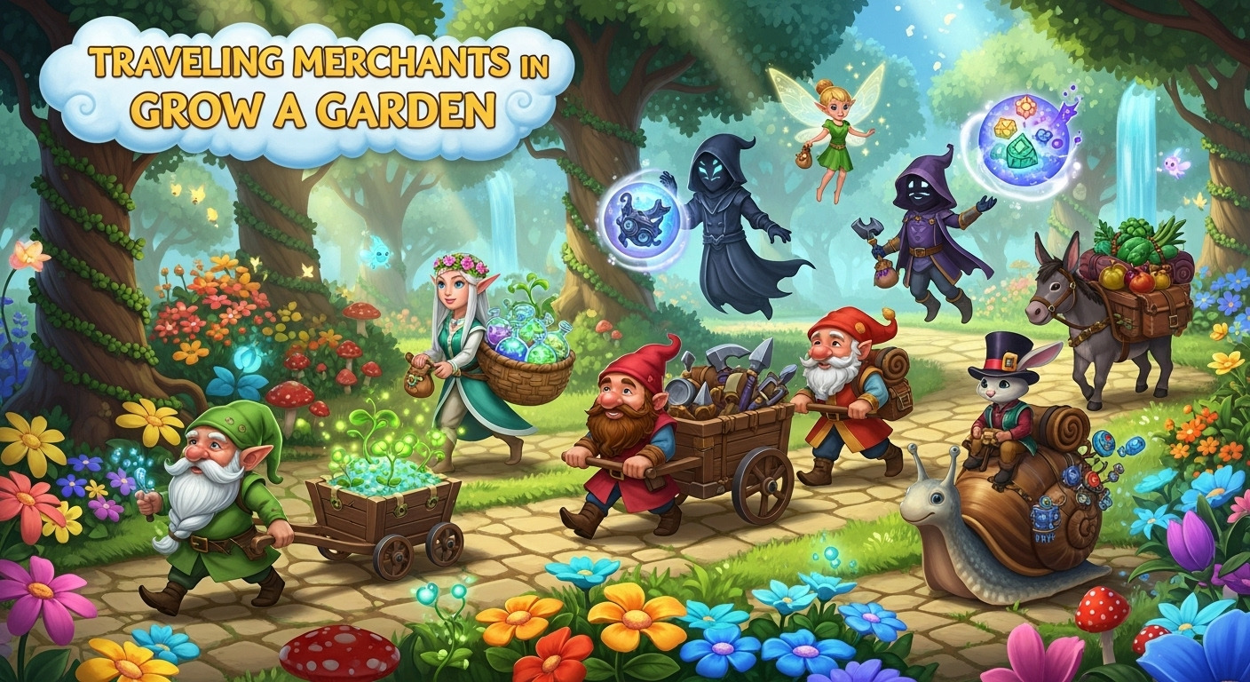 Traveling Merchants in Grow a Garden