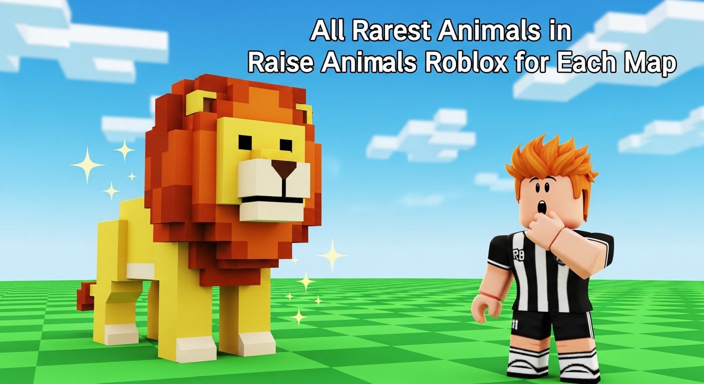 All Rarest Animals in Raise Animals Roblox for Each Map