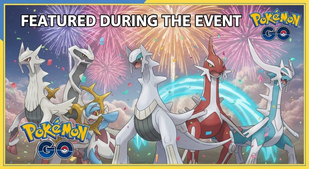 Featured Pokemon During the Event