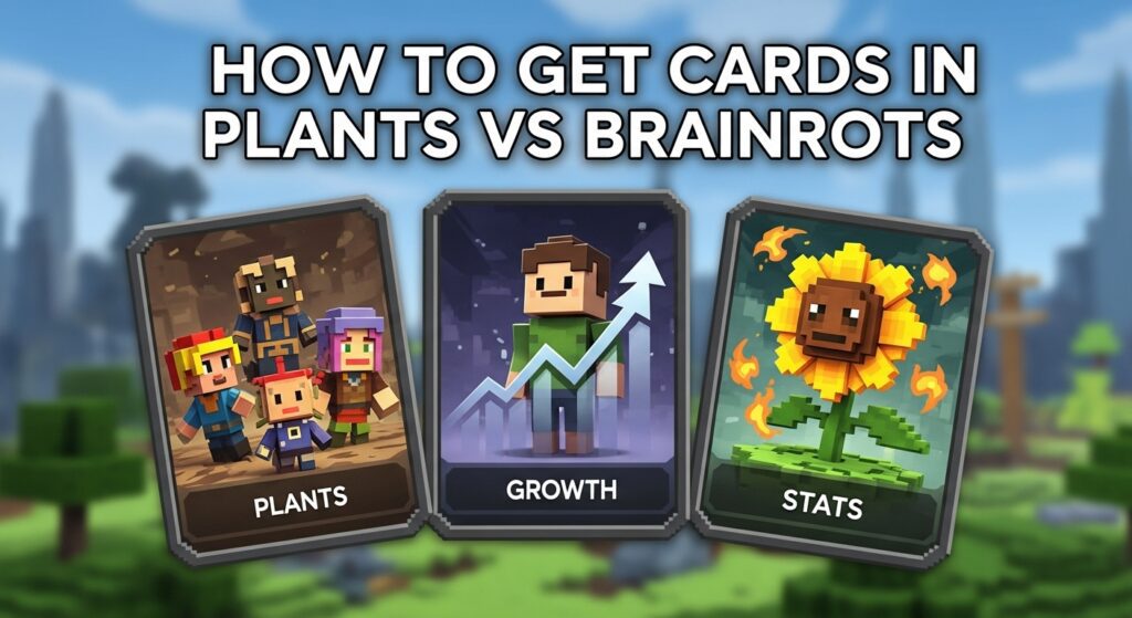 How to Get Cards in Plants Vs Brainrots