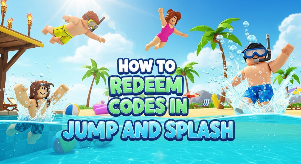 How to Redeem Codes in Jump and Splash