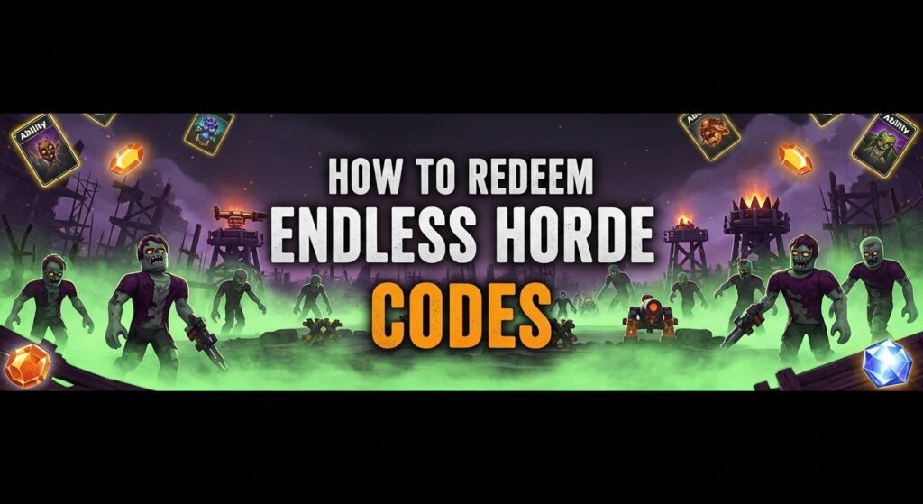 How to Redeem Endless Horde Codes