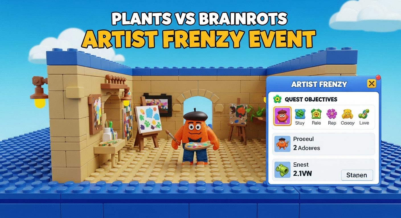 Plants vs Brainrots Artist Frenzy Event