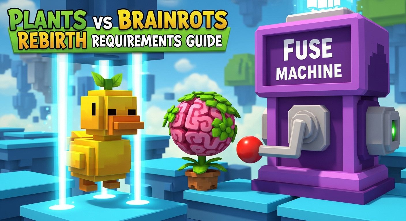 Plants vs Brainrots Rebirth Requirements Guide