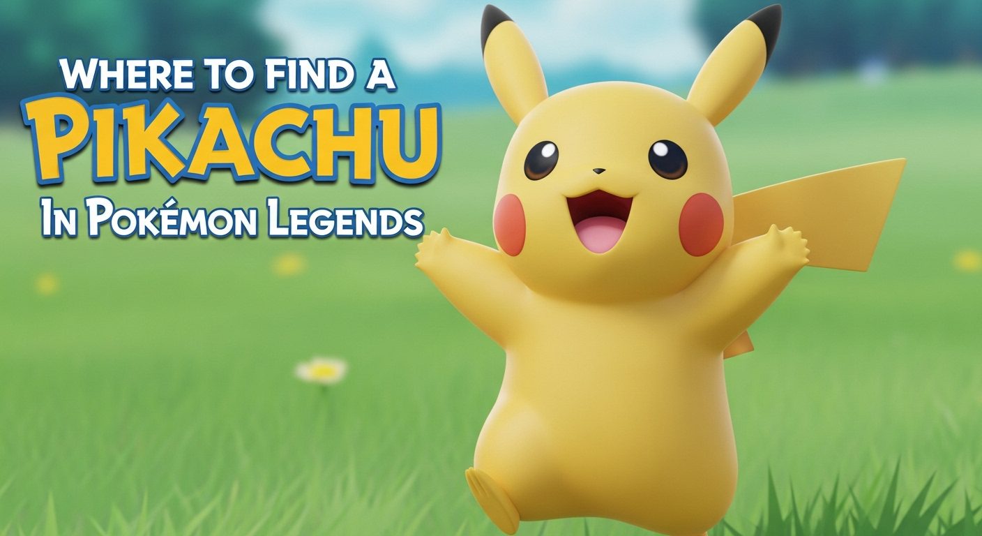 Where To Find A Pikachu In Pokemon Legends