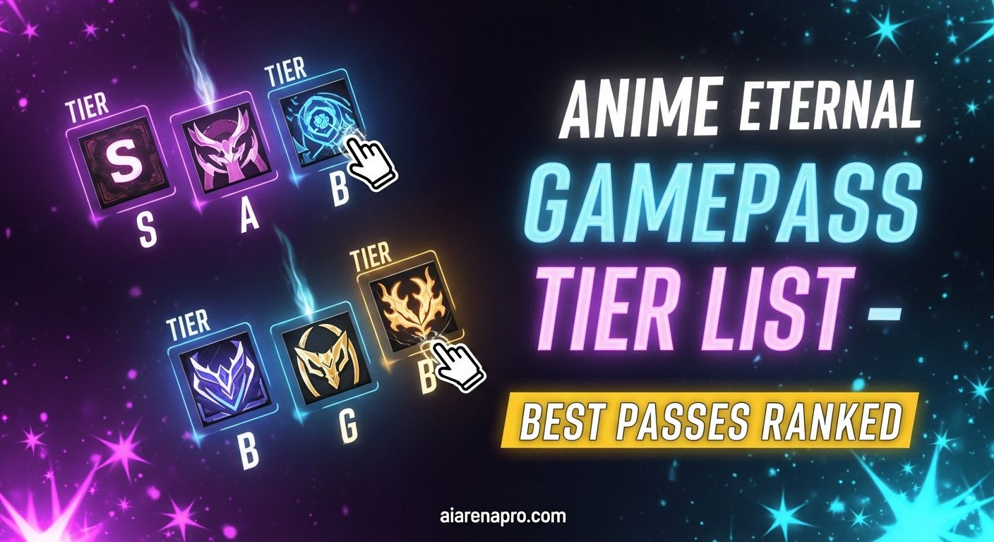 ANIME ETERNAL GAMEPASS TIER LIST