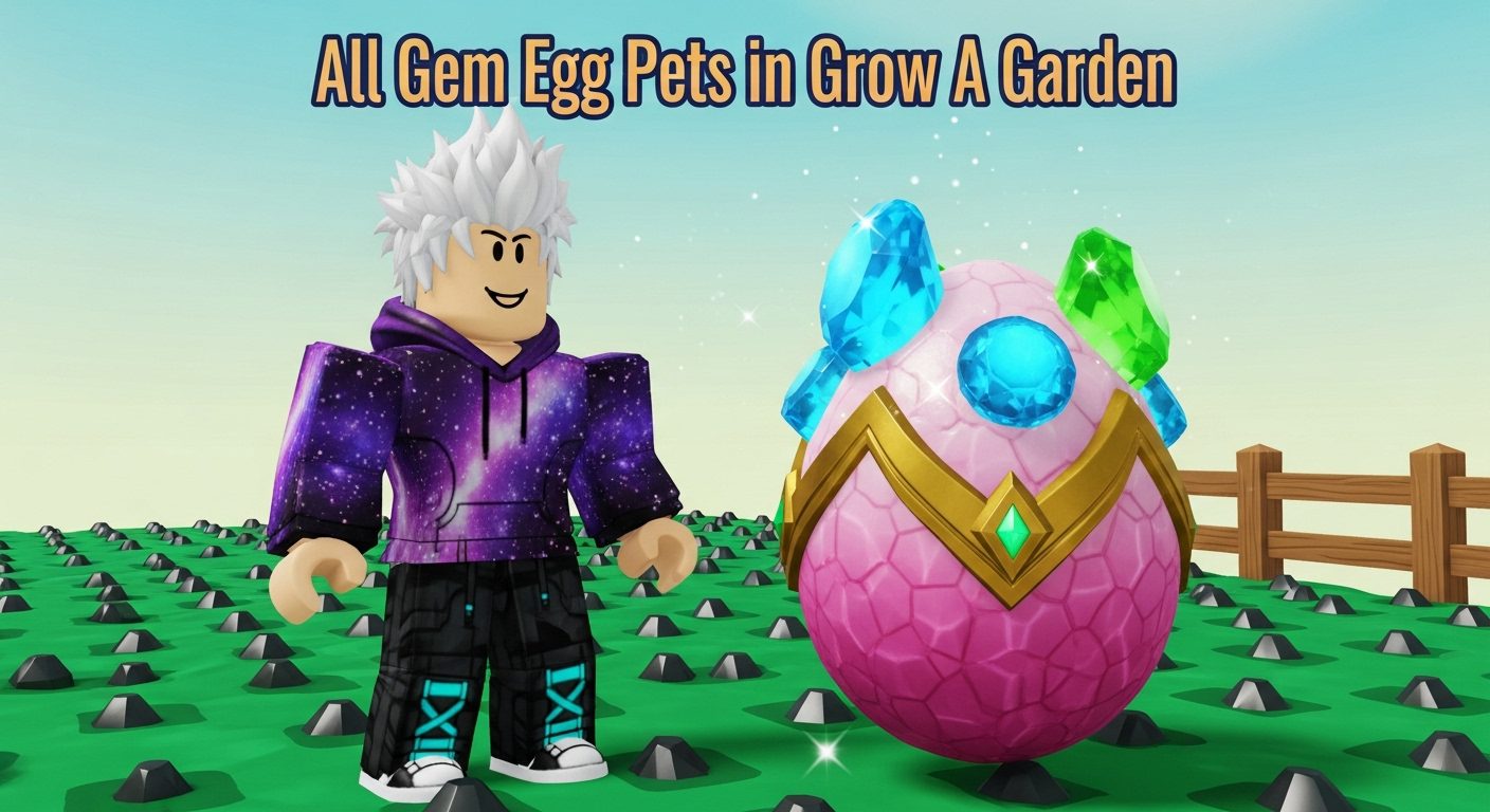 All Gem Egg Pets in Grow a Garden
