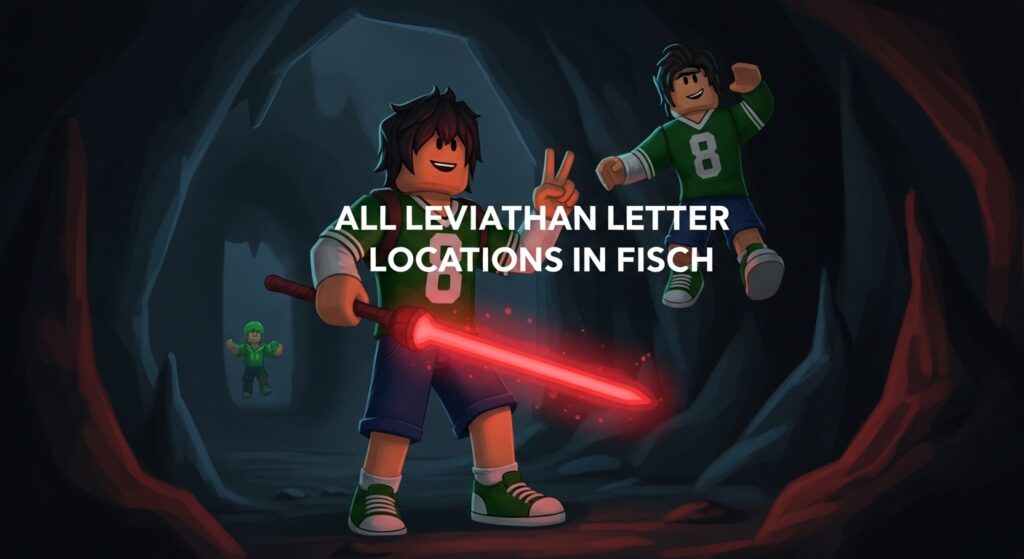 All Leviathan Letter Locations in Fisch