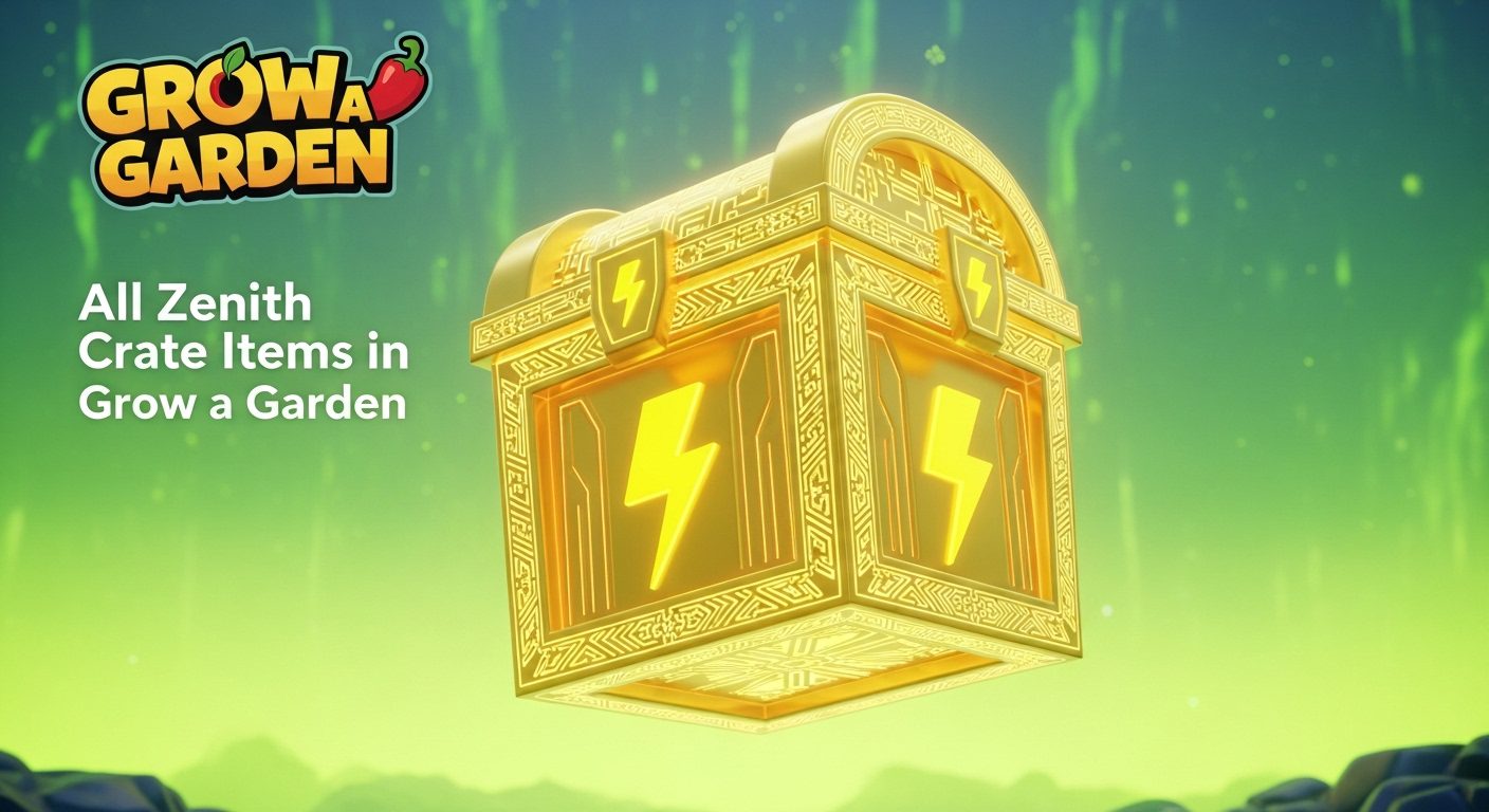 All Zenith Crate Items in Grow a Garden
