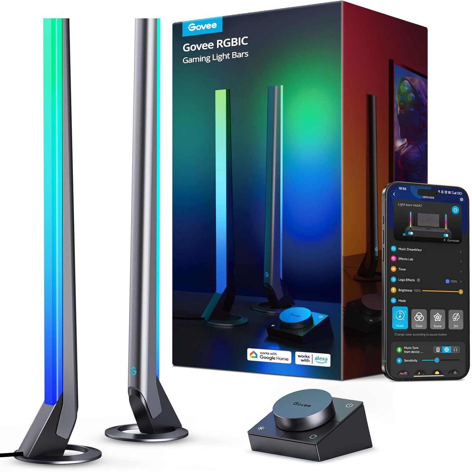 Govee RGBIC Gaming Light Bars H6047