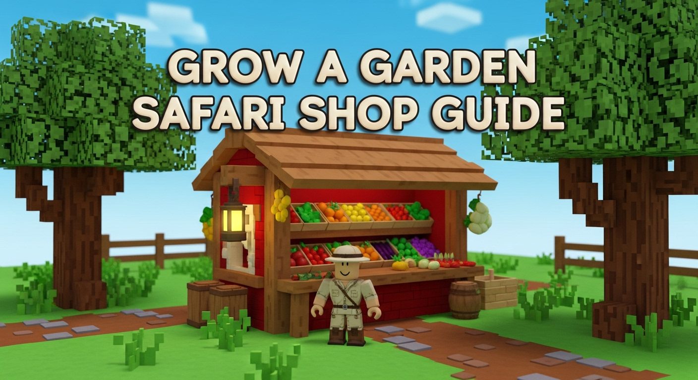 Grow a Garden Safari Shop Guide