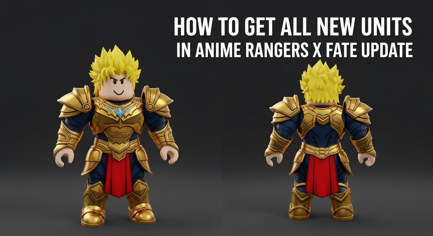 How to Get All New Units in Anime Rangers X Fate Update