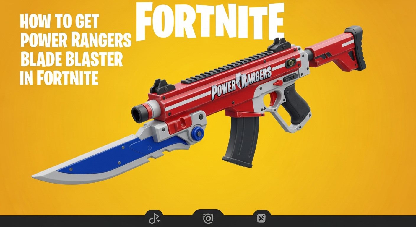 How to Get Power Rangers Blade Blaster in Fortnite