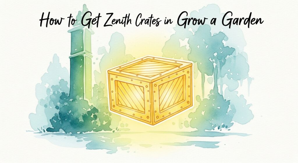 How to Get Zenith Crates in Grow a Garden?