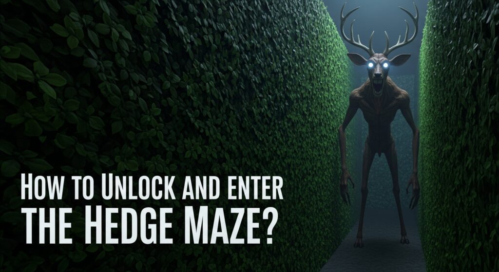 How to Unlock and Enter The Hedge Maze?