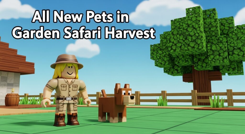 Pets in Garden Safari Harvest