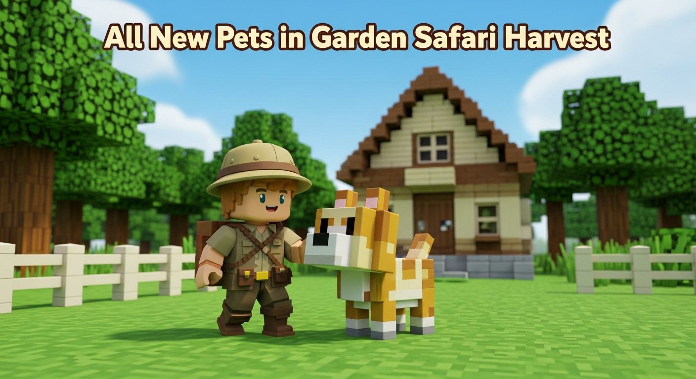 Pets in Garden Safari Harvest