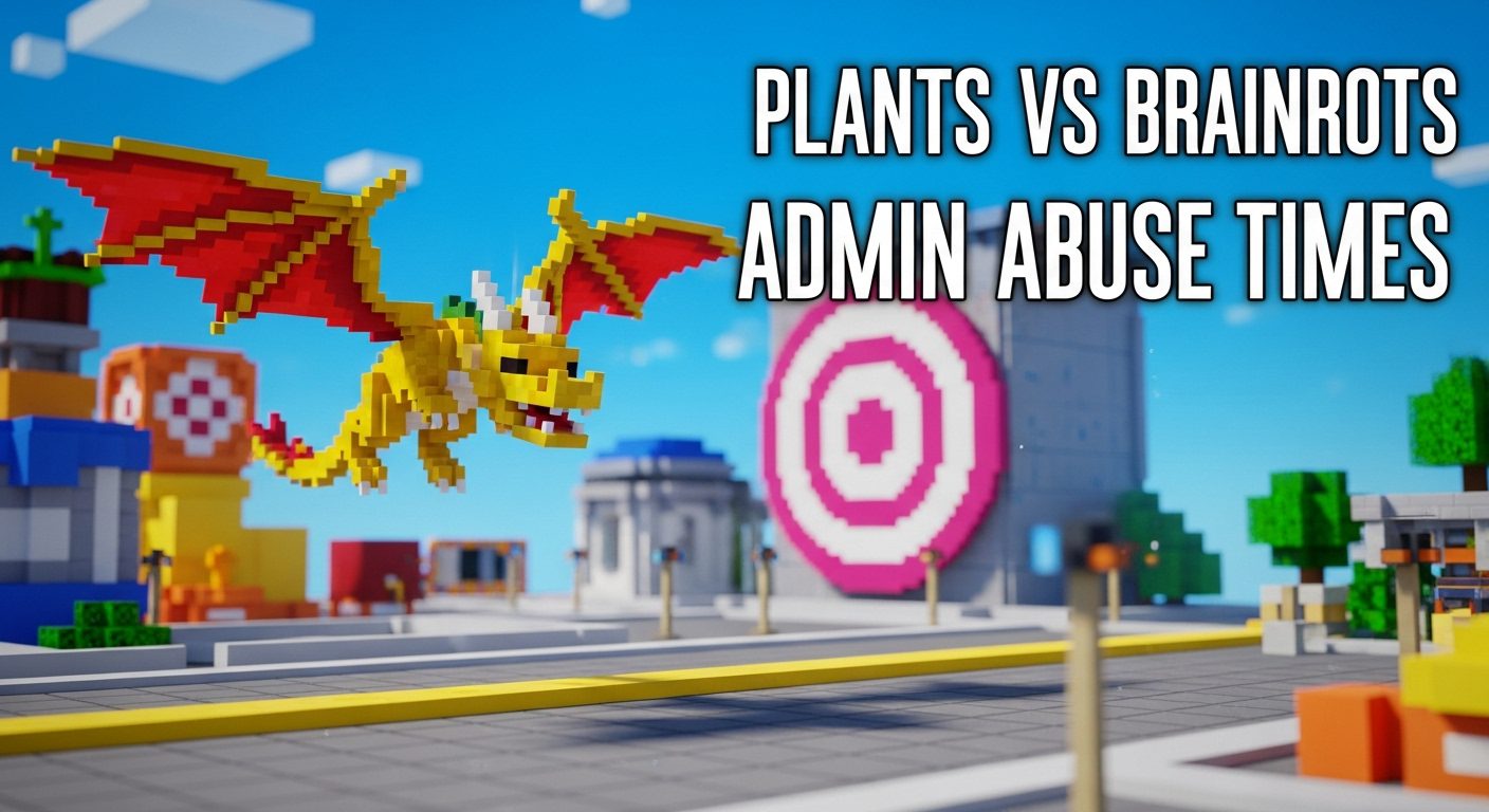 Plants vs Brainrots Admin Abuse Times