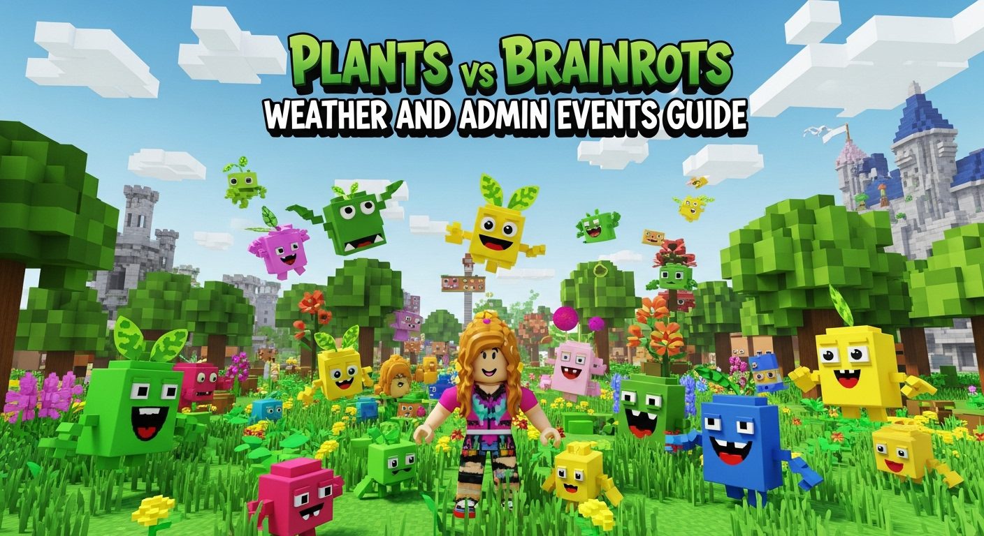 Plants vs Brainrots Weather and Admin Events Guide