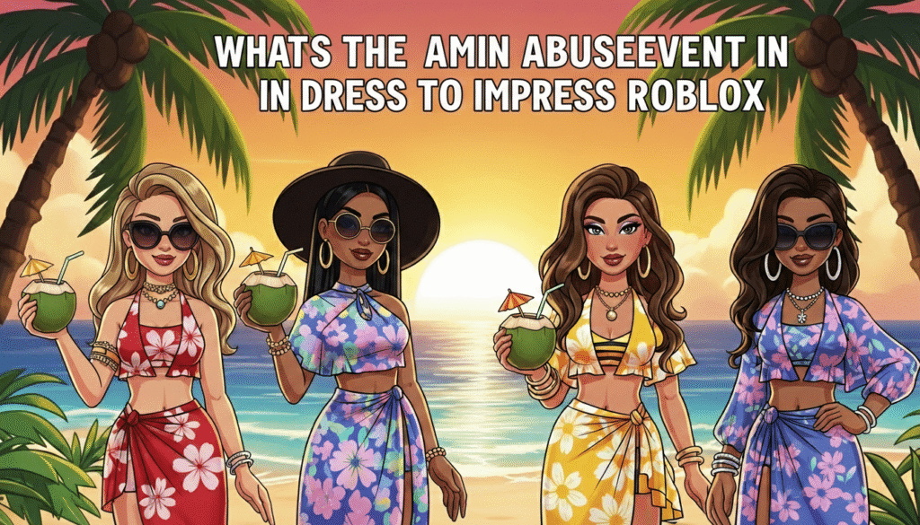 What is the Admin Abuse Event in Dress to Impress?
