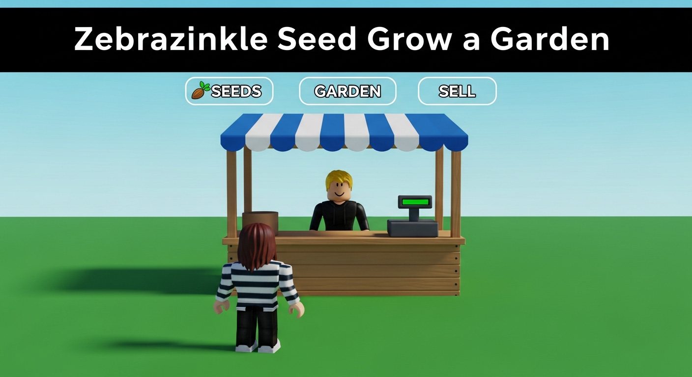 Zebrazinkle Seed Grow a Garden