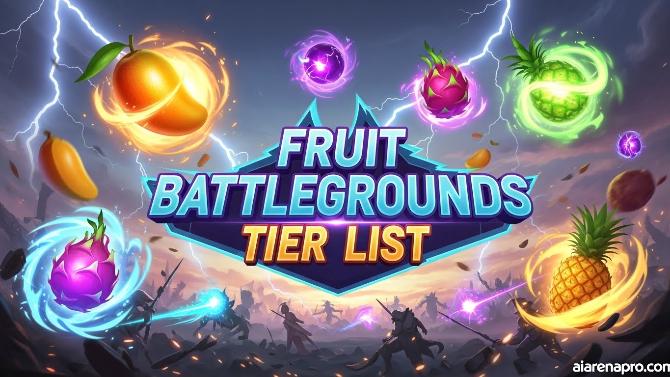 Fruit Battlegrounds Tier List
