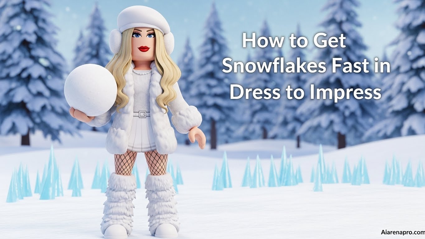 How to Get Snowflakes Fast in Dress to Impress