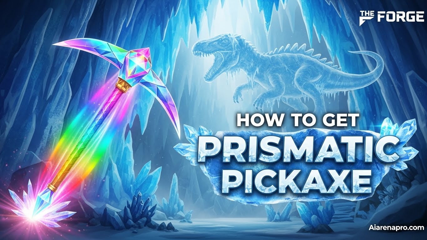 How to Get the Prismatic Pickaxe in The Forge