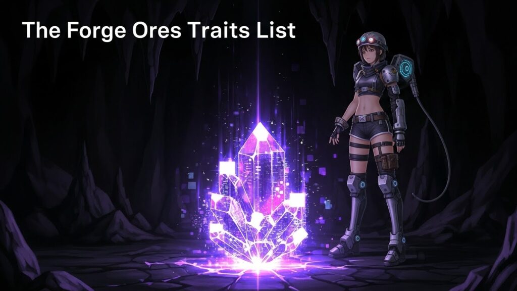 The Forge Ores Traits List